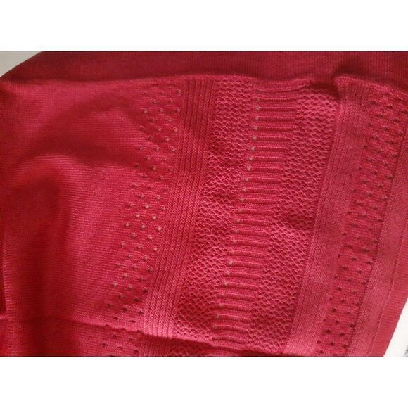 Wren & Rowe Red Draped Asymmetrical Cardin - Picture 5 of 6